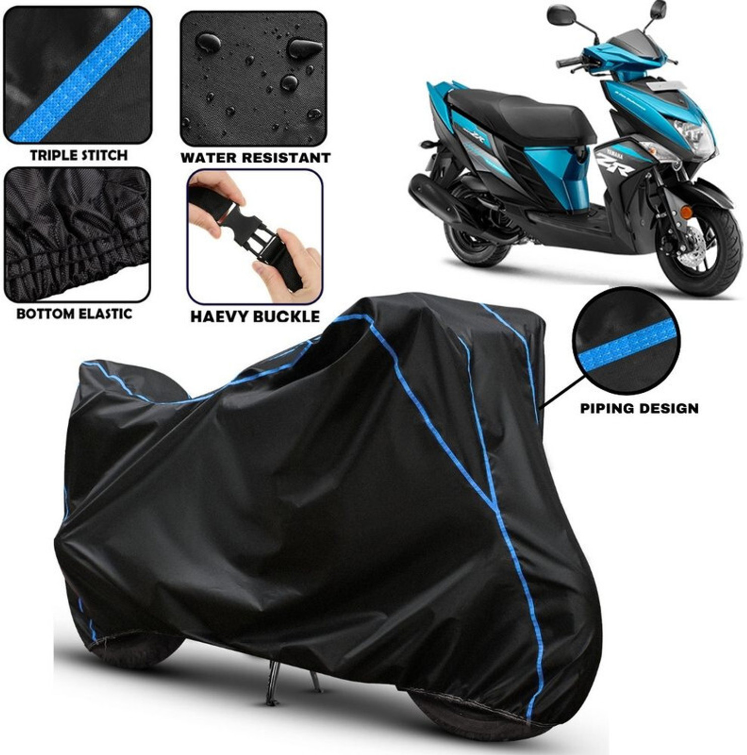 Image of kerwa Two Wheeler Cover for Yamaha
