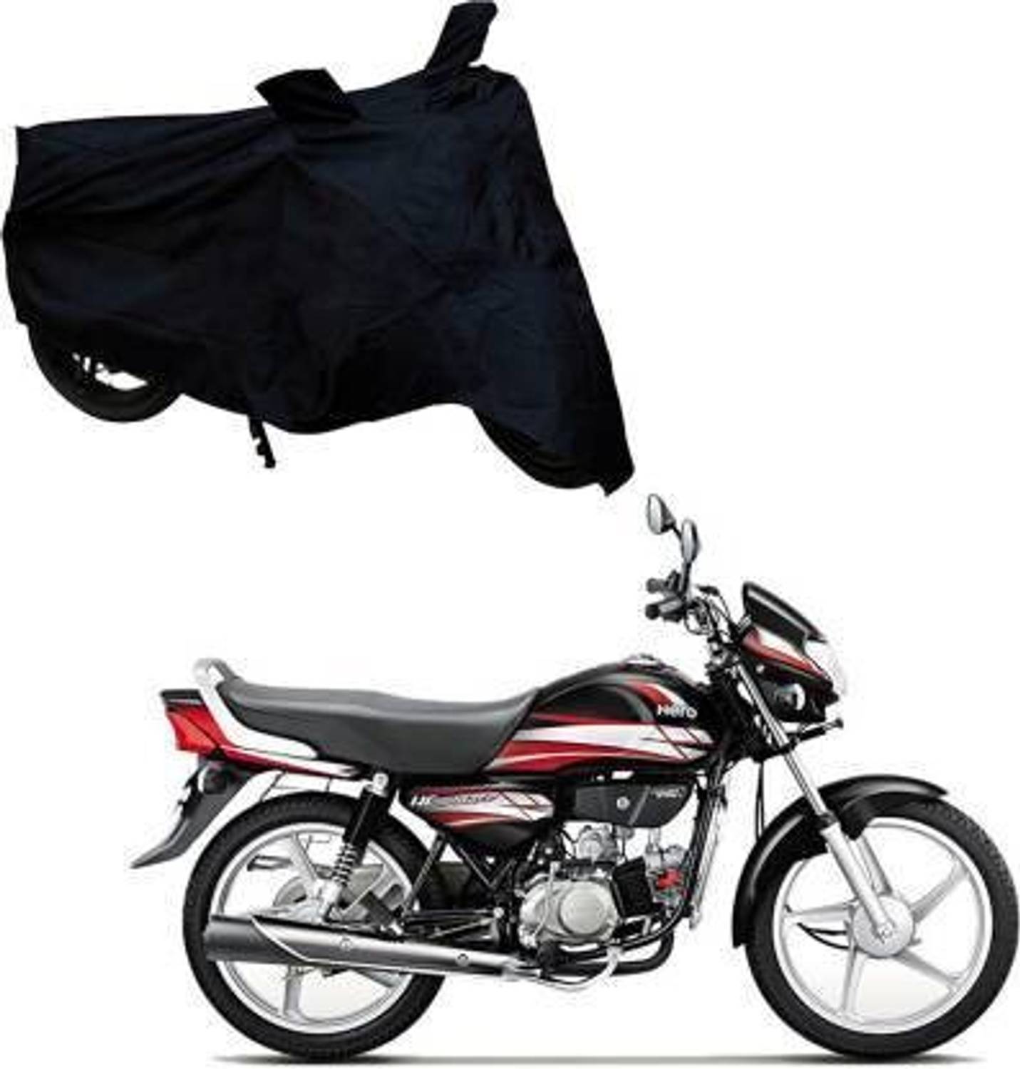 apnastore Waterproof Two Wheeler Cover for Hero, Honda, TVS, Yamaha, Hero Electric, Universal For Bike