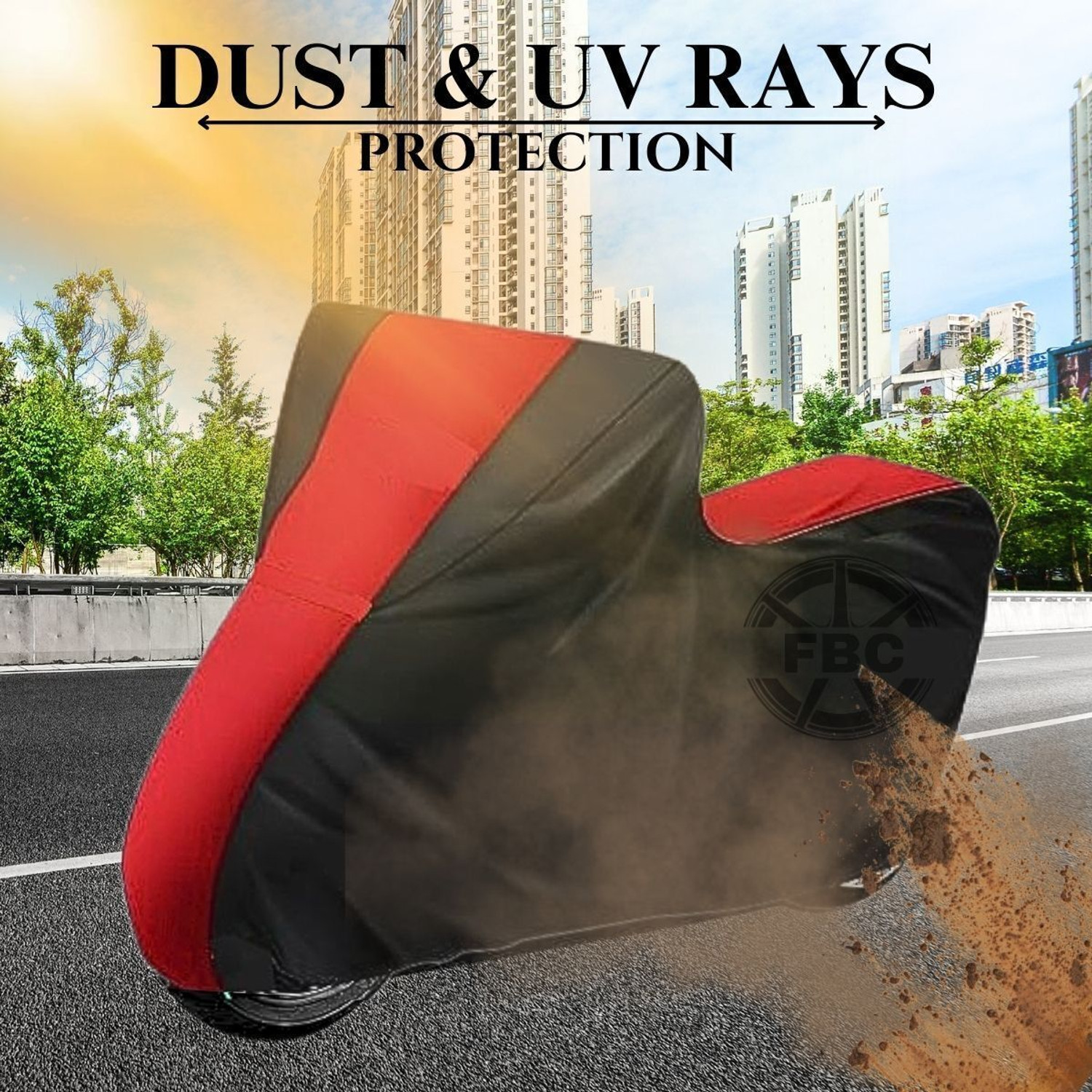 Image of AUTOCAD Waterproof Two Wheeler Cover for TVS