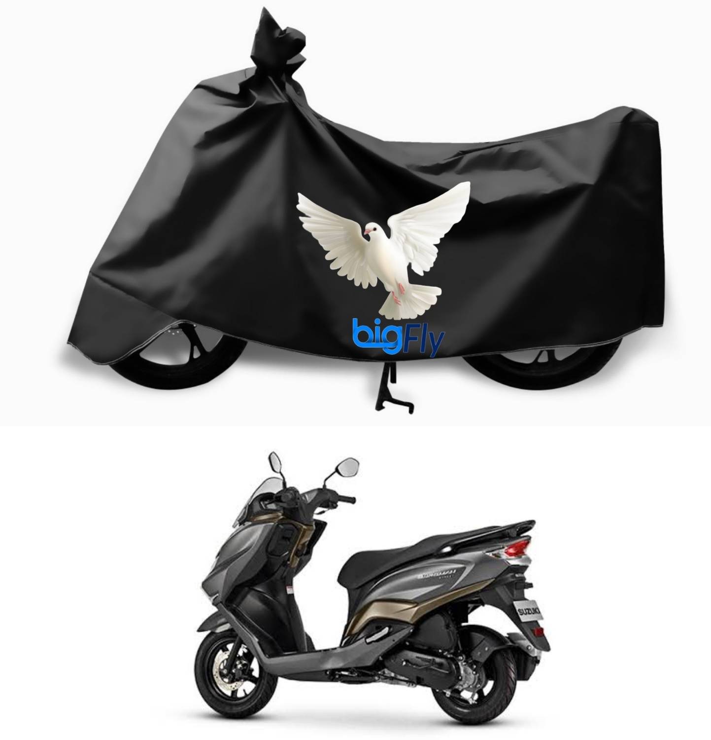 BigFly Two Wheeler Cover for Suzuki