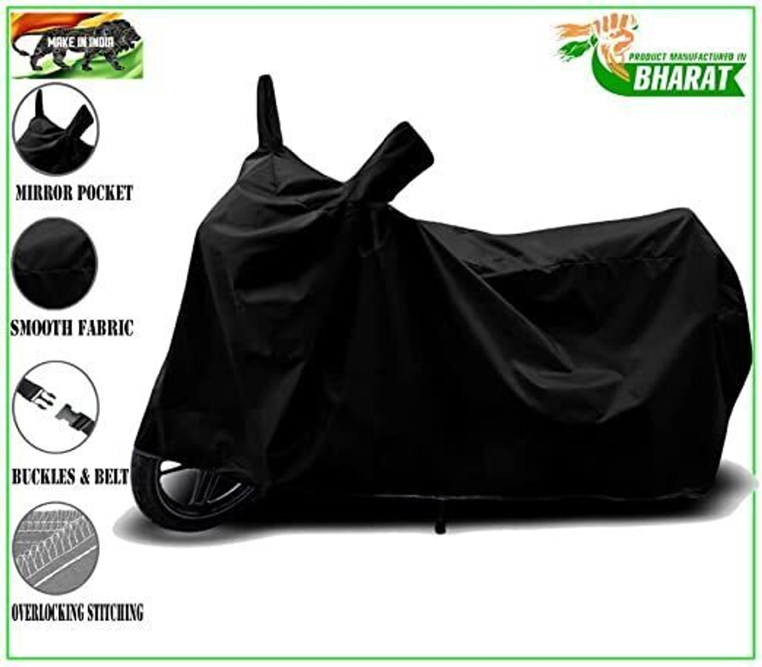 Image of DeepShakshi AUTOMOTIVE Waterproof Two Wheeler Cover for Royal Enfield