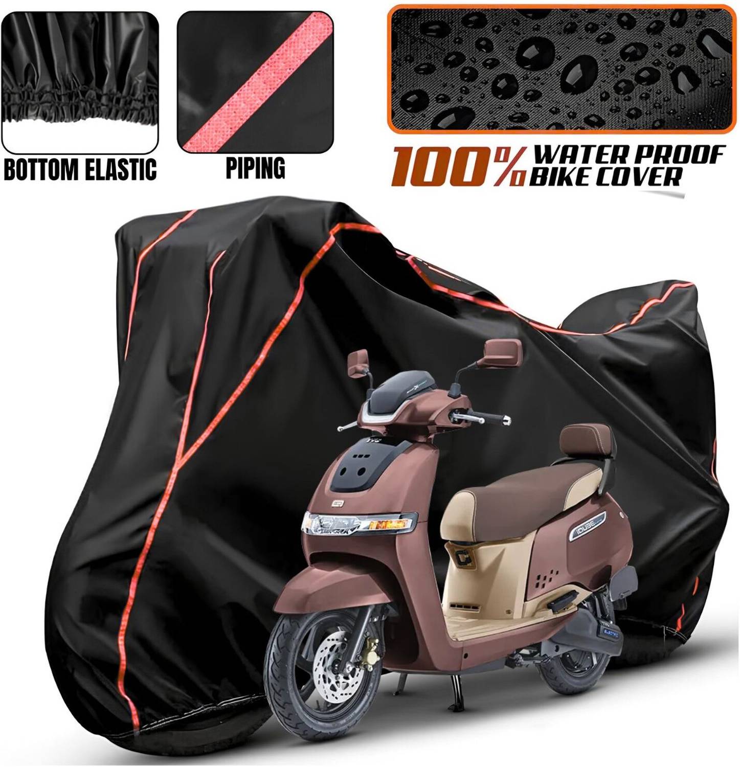 KroniX Waterproof Two Wheeler Cover for TVS - Image 1