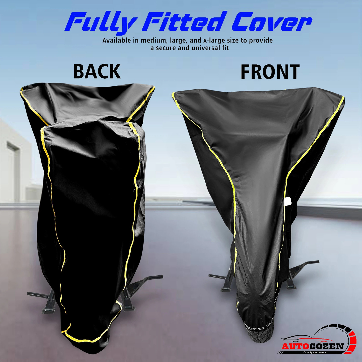 Image of AUTOCOZEN Waterproof Two Wheeler Cover for Royal Enfield