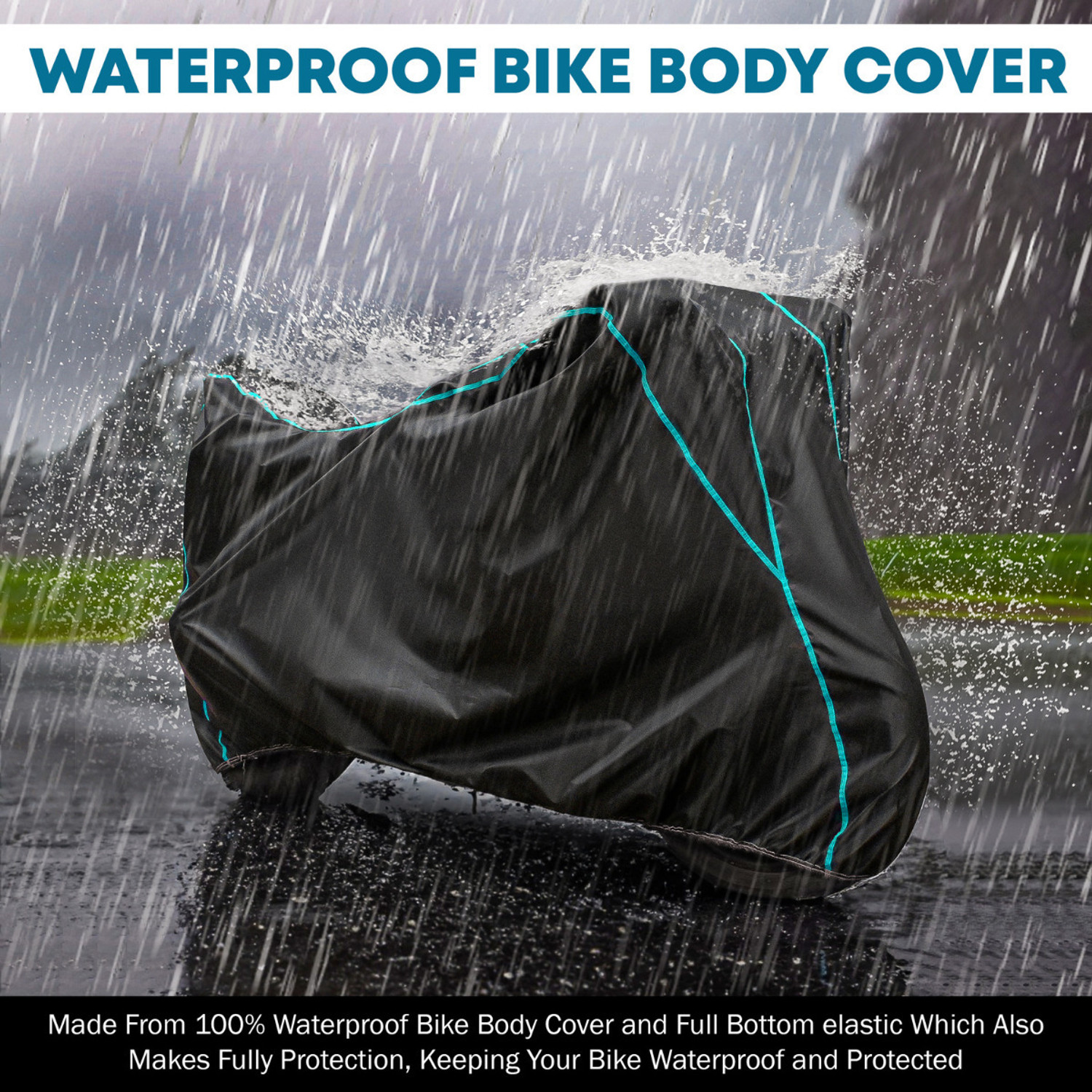 Image of Starvin Waterproof Two Wheeler Cover for Hero