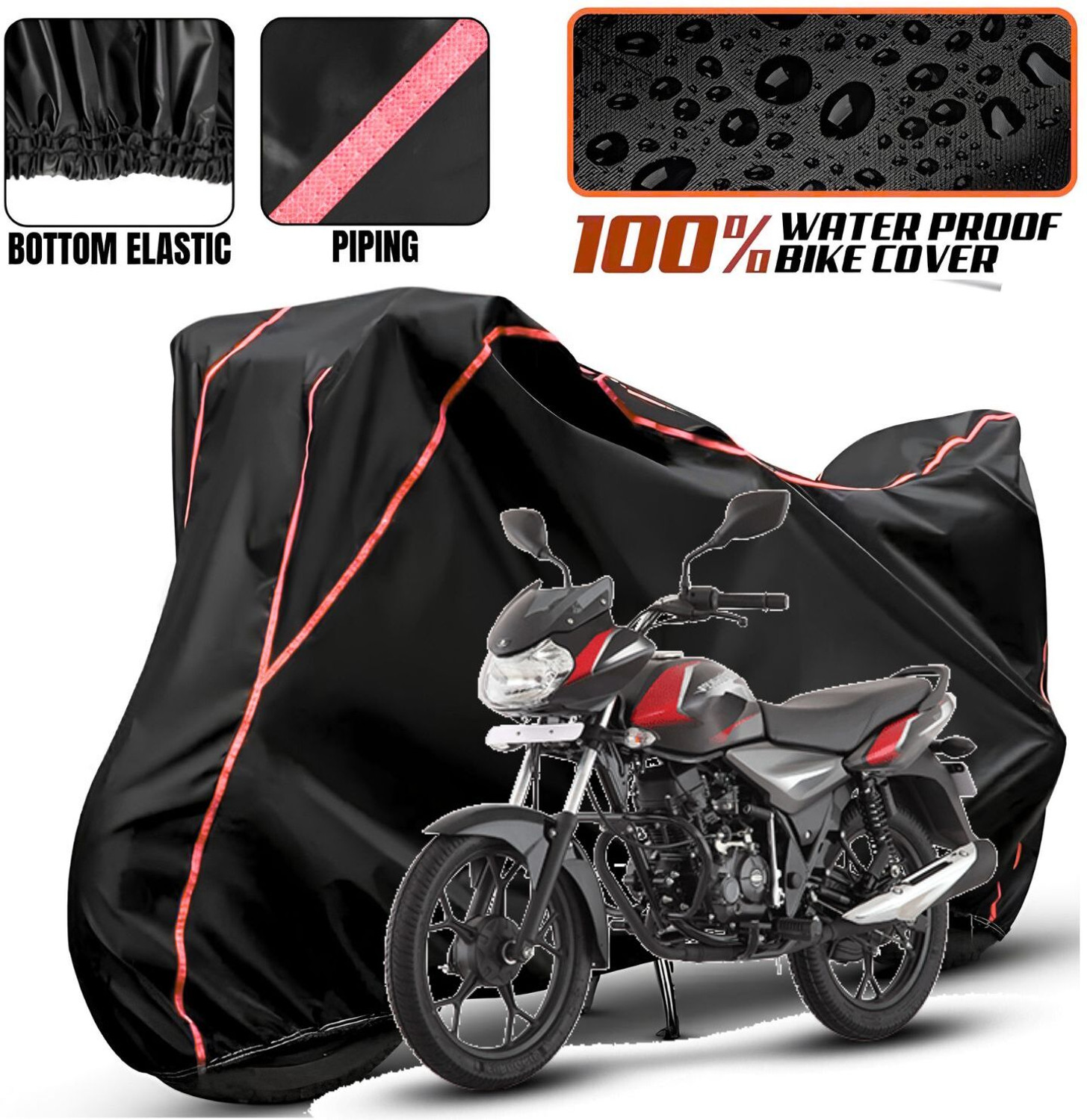 Image of KroniX Waterproof Two Wheeler Cover for Bajaj