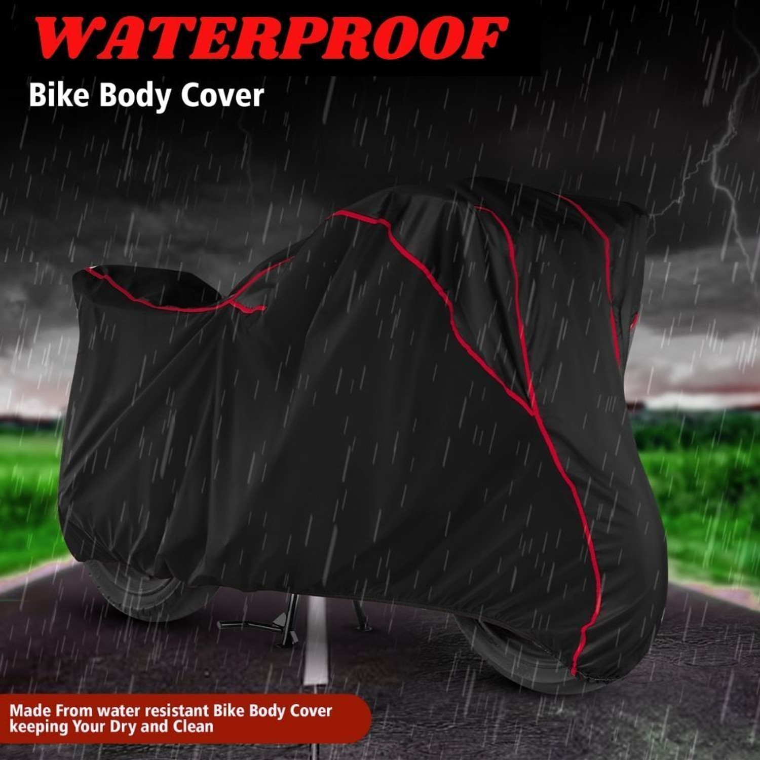 Image of SRP PRODUCT Waterproof Two Wheeler Cover for TVS