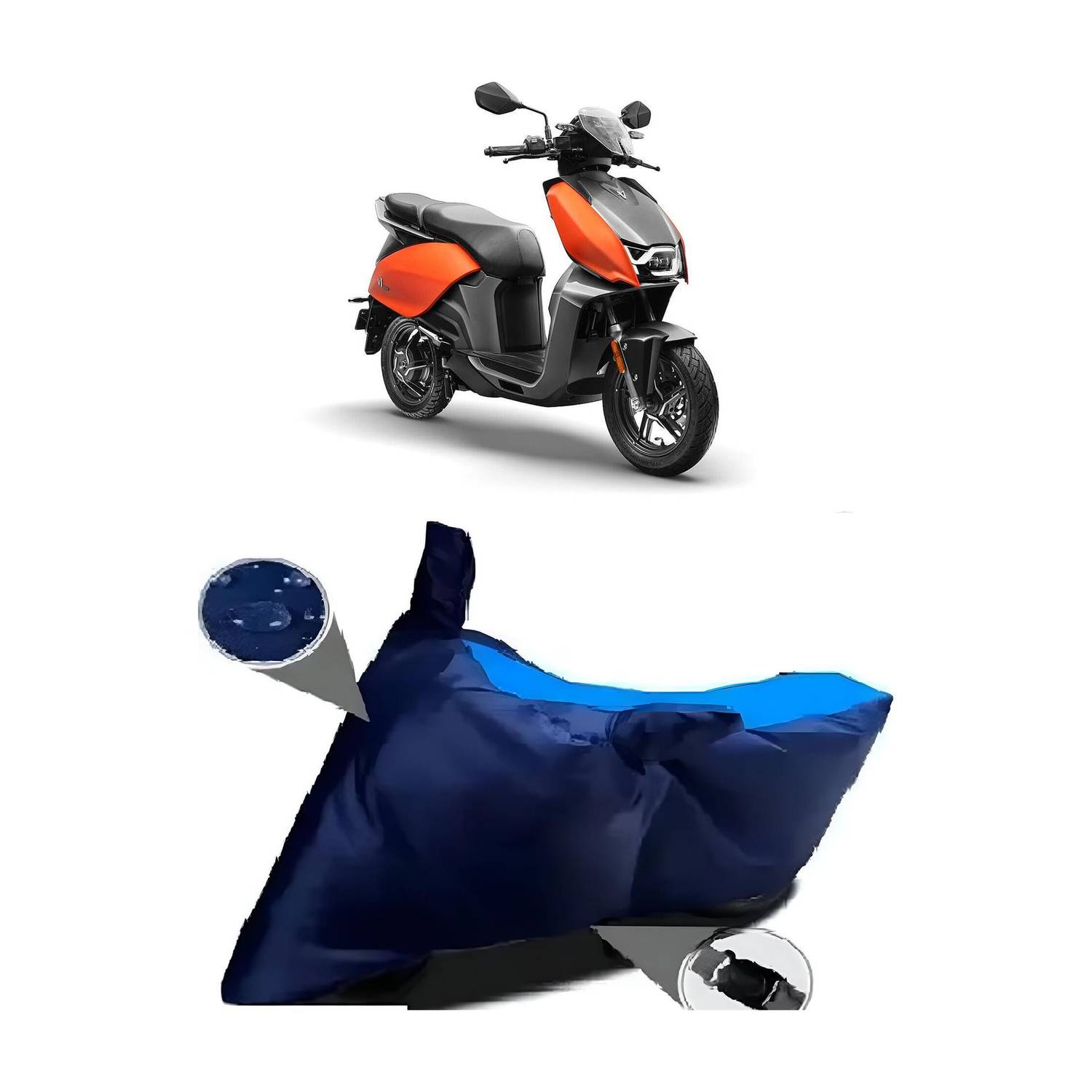 BbcMart Waterproof Two Wheeler Cover for EeVe