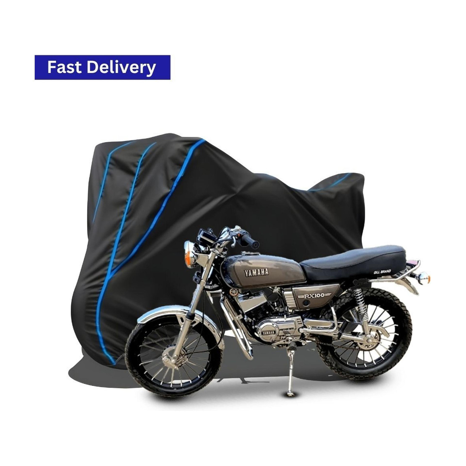 Image of Oroma Waterproof Two Wheeler Cover for Yamaha