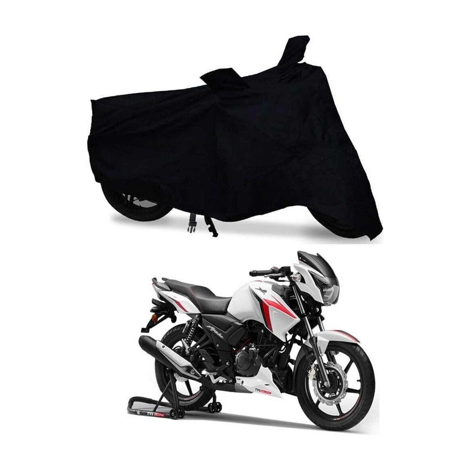 Image of HYBRIDS COLLECTION Two Wheeler Cover for TVS