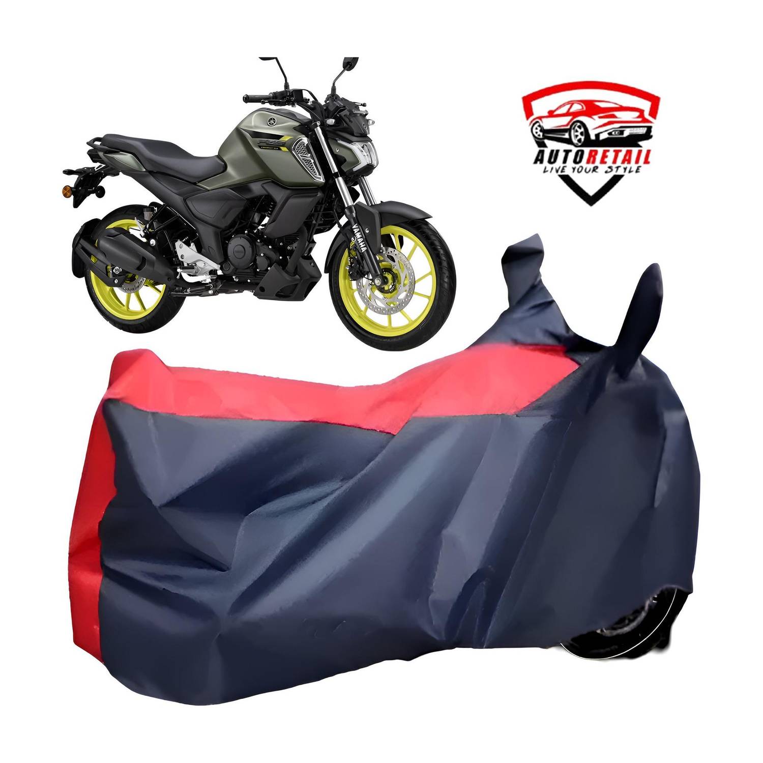 AutoRetail Waterproof Two Wheeler Cover for Yamaha