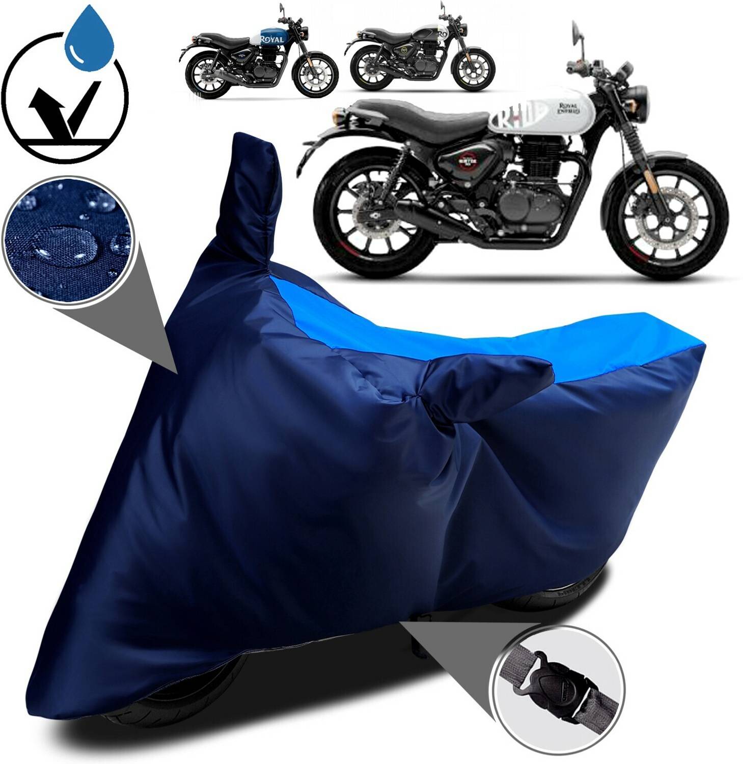 AUTOCAD Waterproof Two Wheeler Cover for Royal Enfield