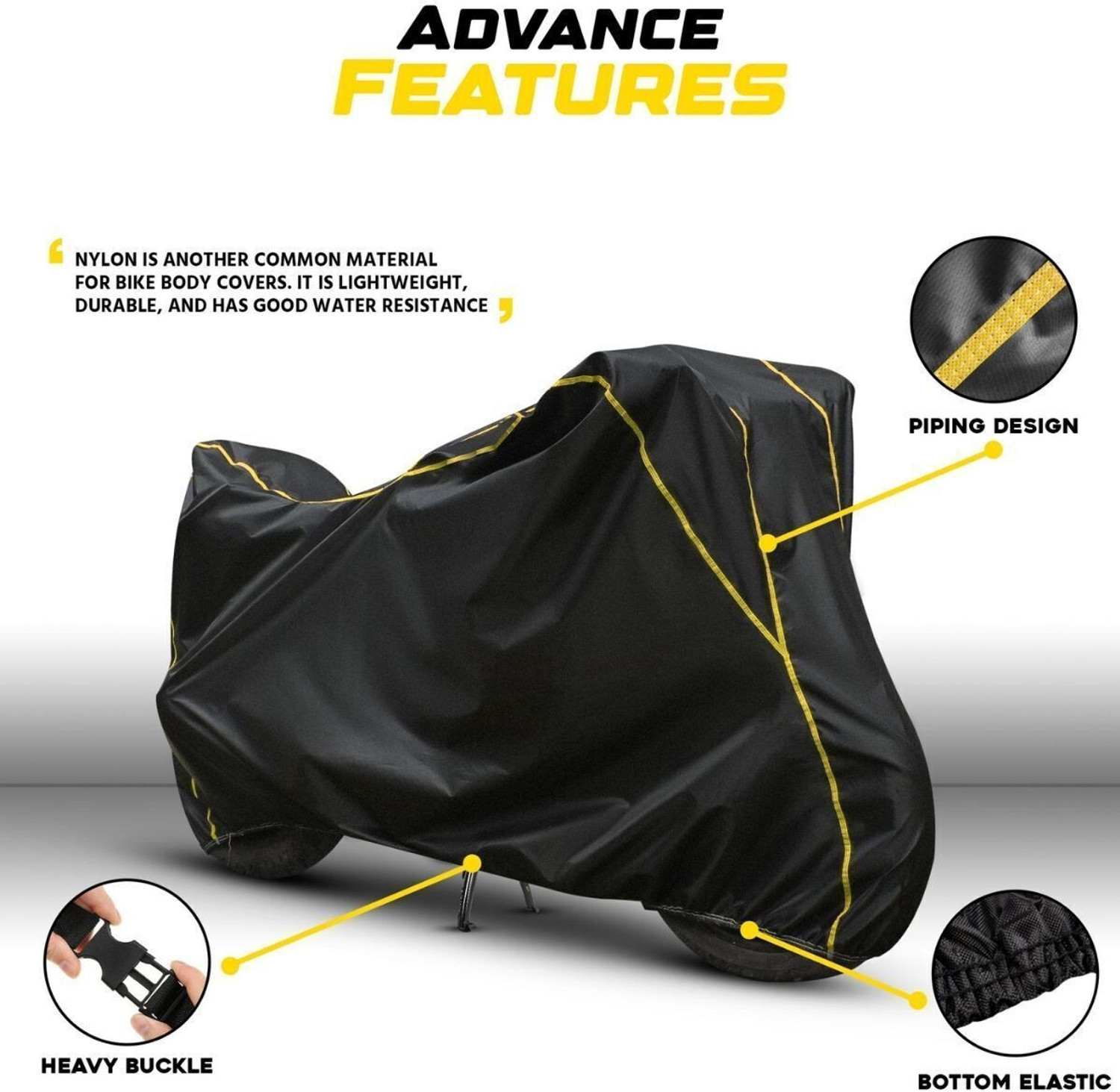 Image of Starvin Waterproof Two Wheeler Cover for Hero