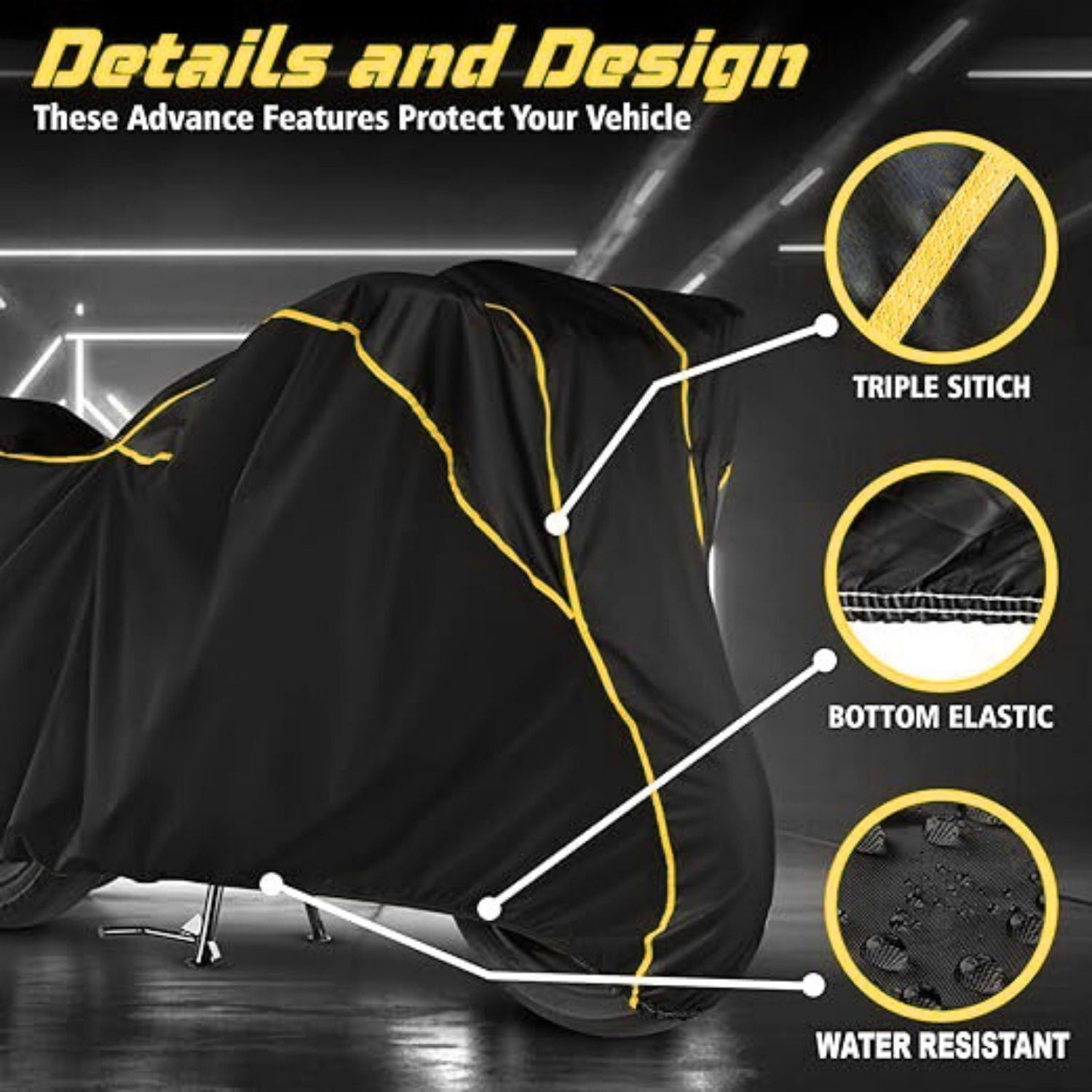 Image of FBC Waterproof Two Wheeler Cover for Bajaj