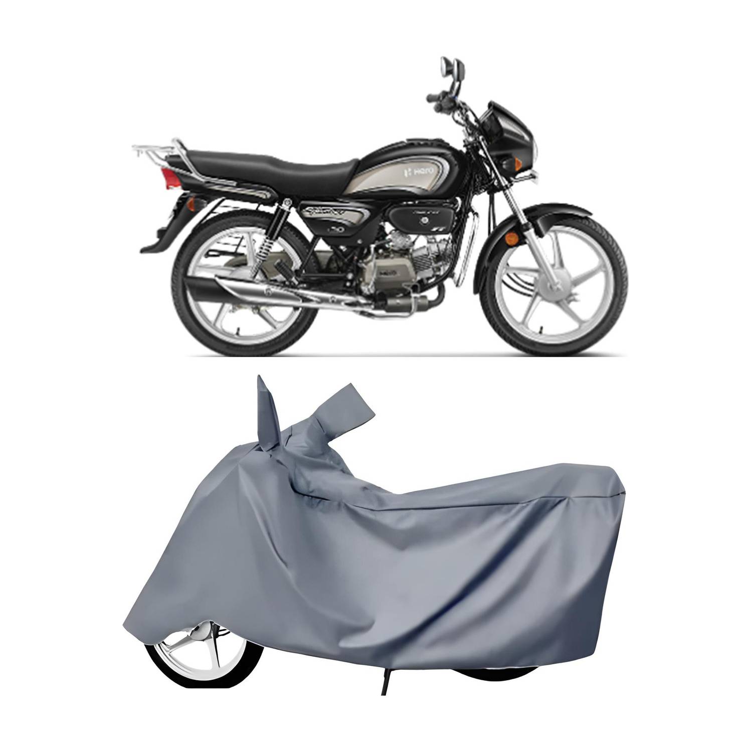 BbcMart Waterproof Two Wheeler Cover for Hero
