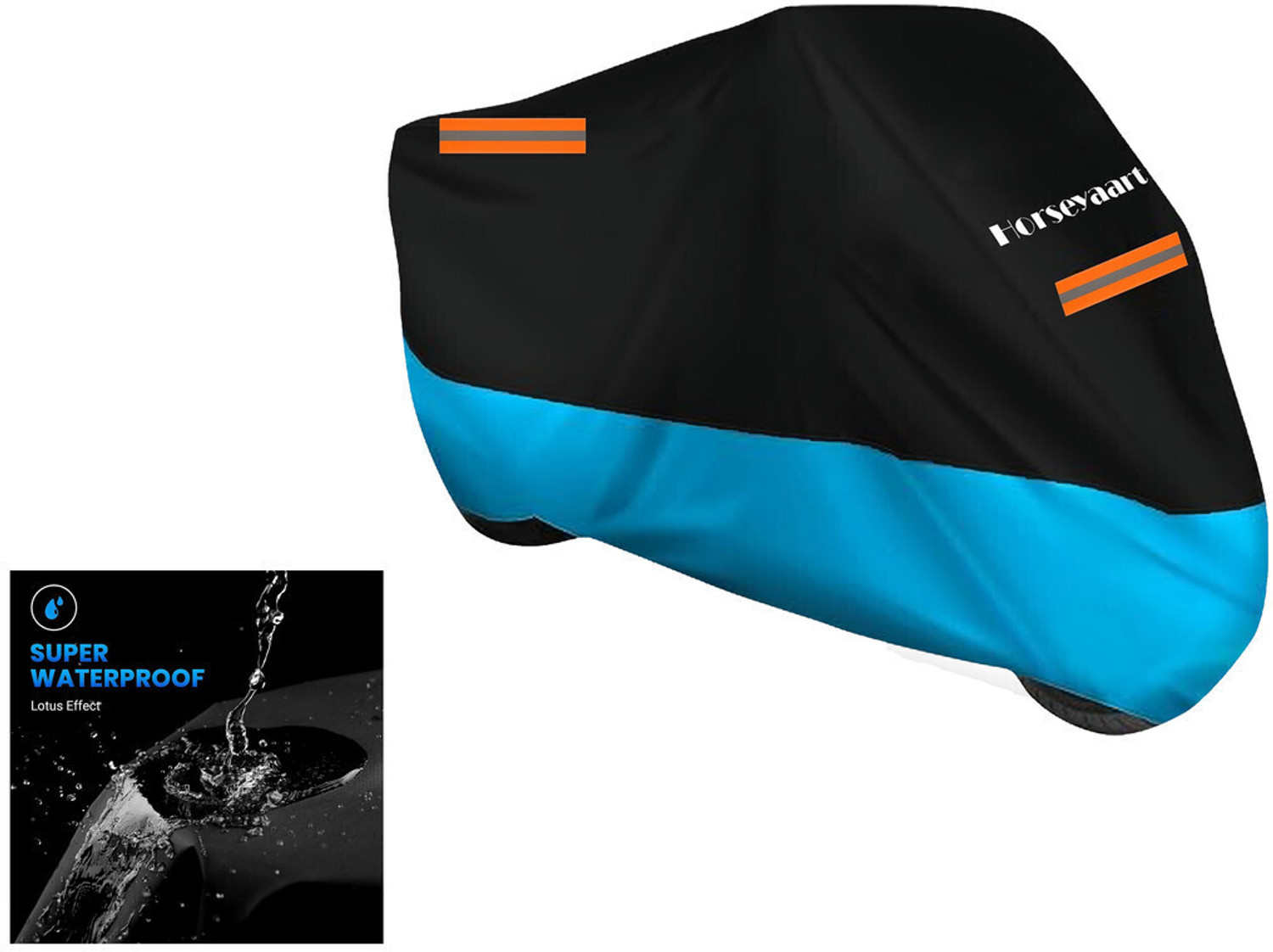 Image of Horseyaart Waterproof Two Wheeler Cover for Royal Enfield