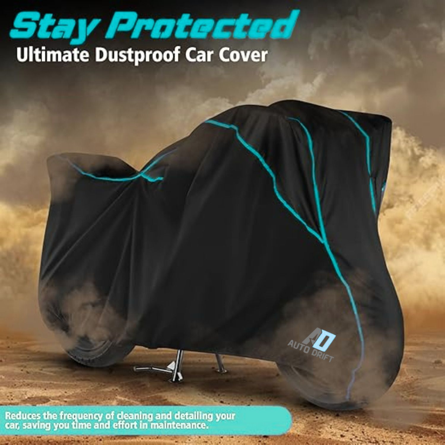 Image of Auto Drift Waterproof Two Wheeler Cover for Bajaj