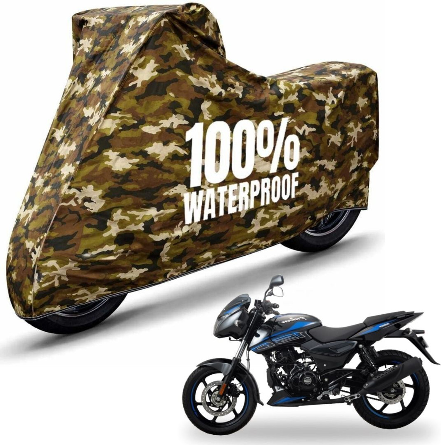 Image of Oto2eye Waterproof Two Wheeler Cover for Bajaj