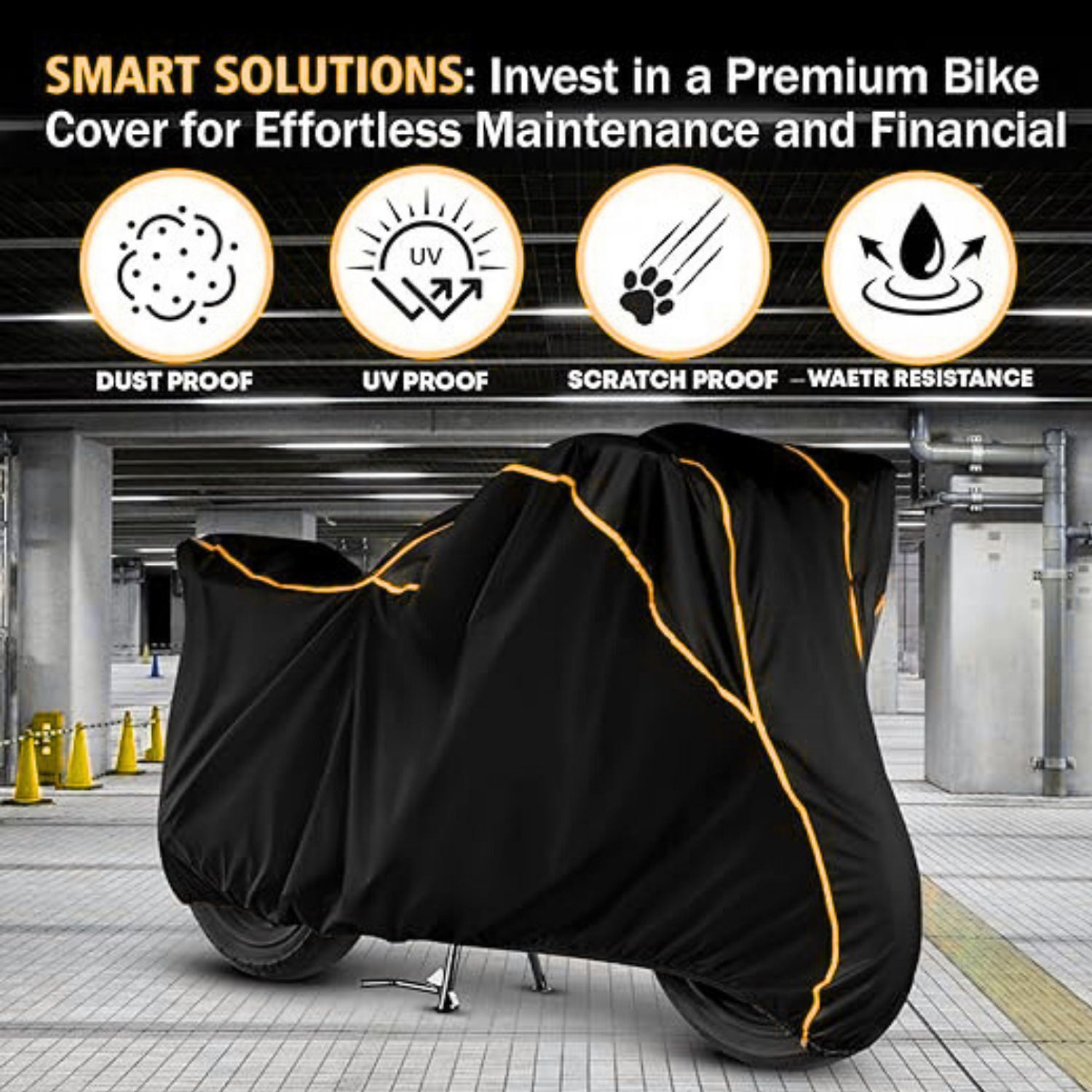 Image of FBC Waterproof Two Wheeler Cover for Bajaj