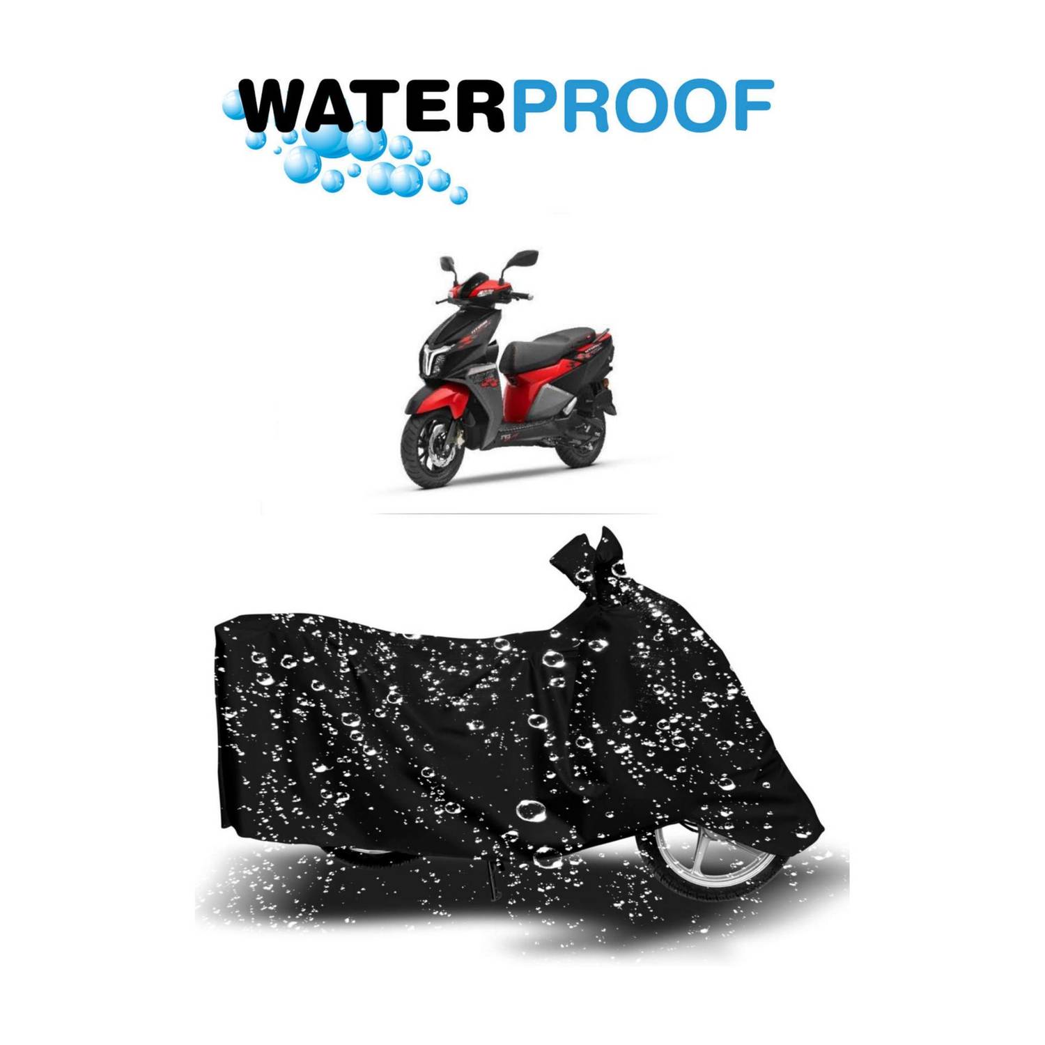 BigFly Waterproof Two Wheeler Cover for TVS