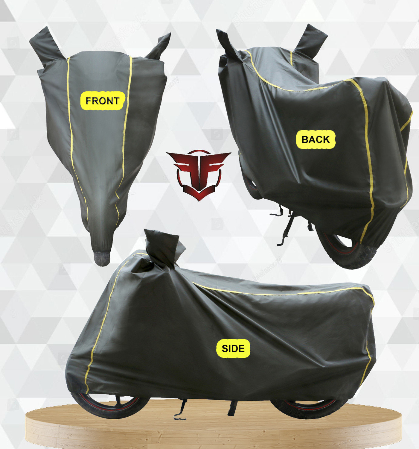 Image of Fit Fly Waterproof Two Wheeler Cover for Bajaj