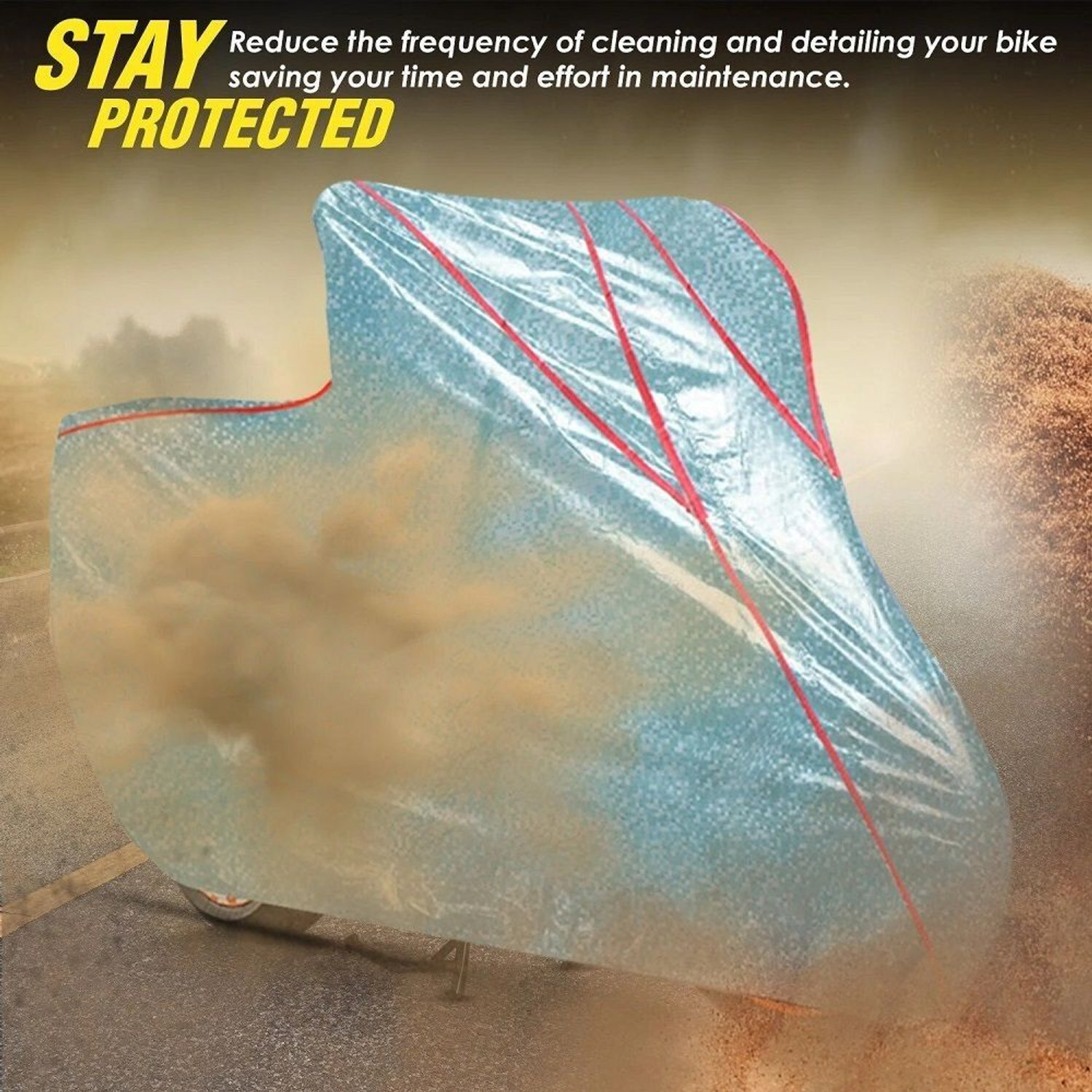 Image of Oto2eye Waterproof Two Wheeler Cover for Suzuki