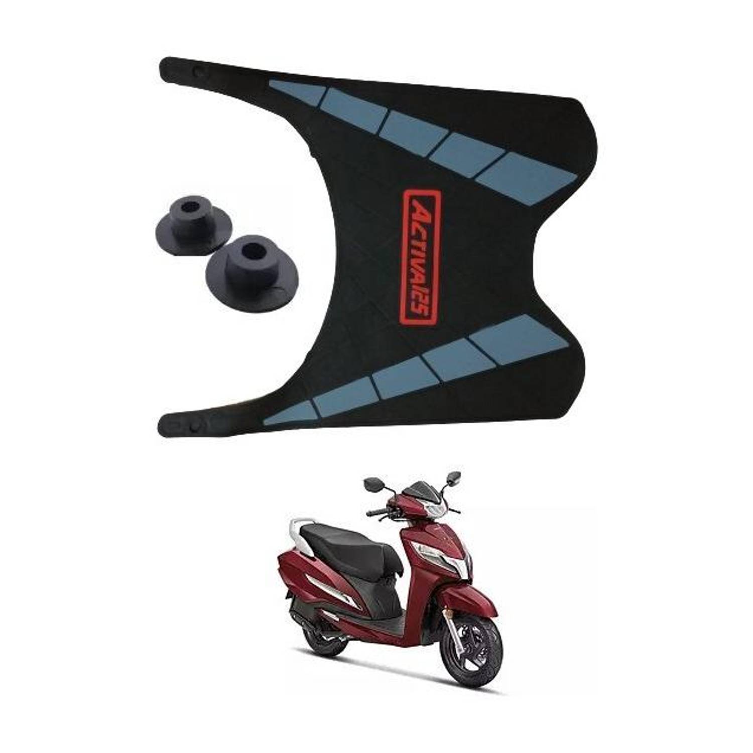 AIRSKY ACTIVA 125 Foot Mat Two wheeler Mat Scooty Mat Honda Activa 125 Two Wheeler Mat