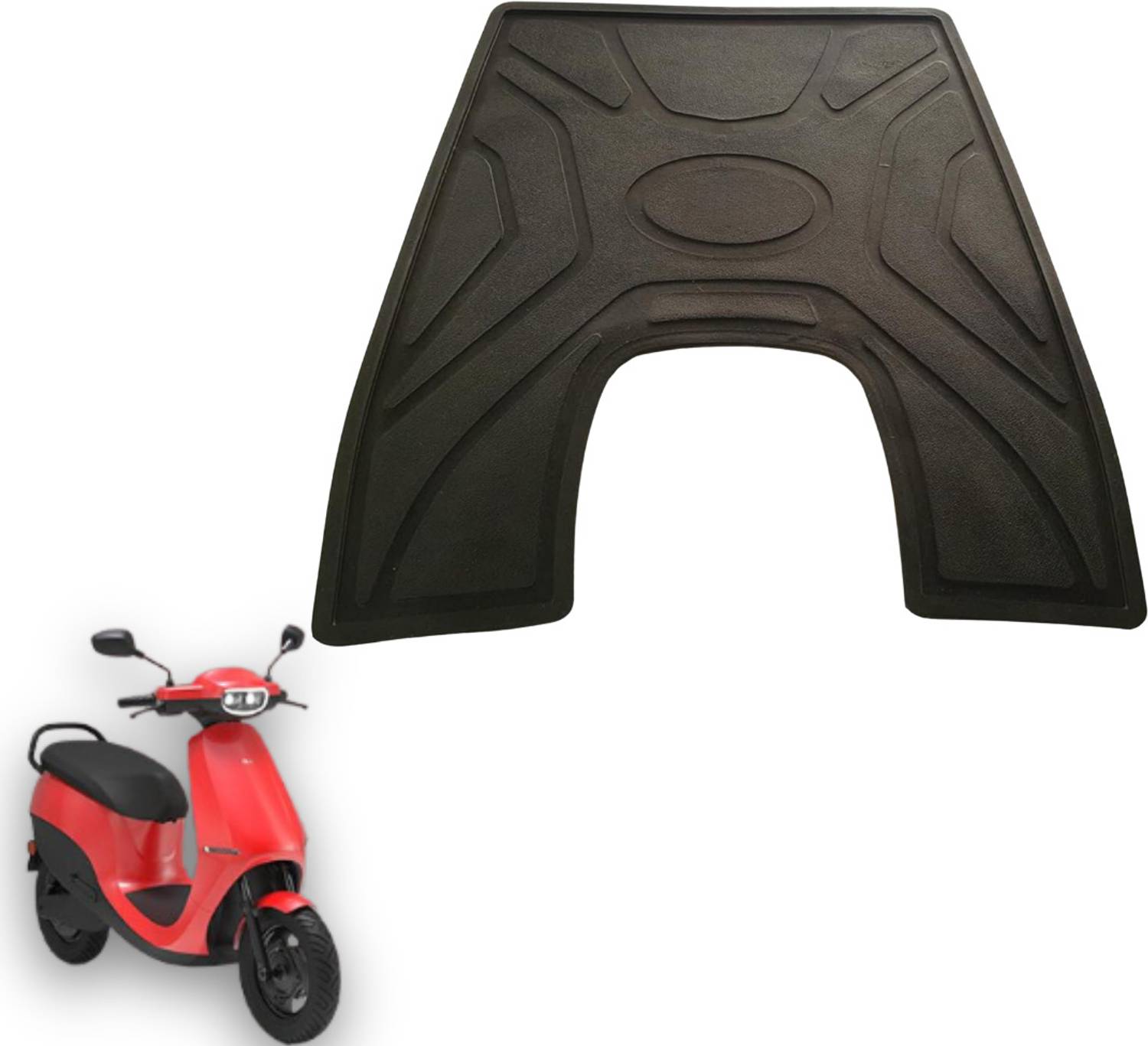 Appster Floormat | Footmat for Ola S1 Air Electric Scooter (Black) Ola S1 Air Two Wheeler Mat