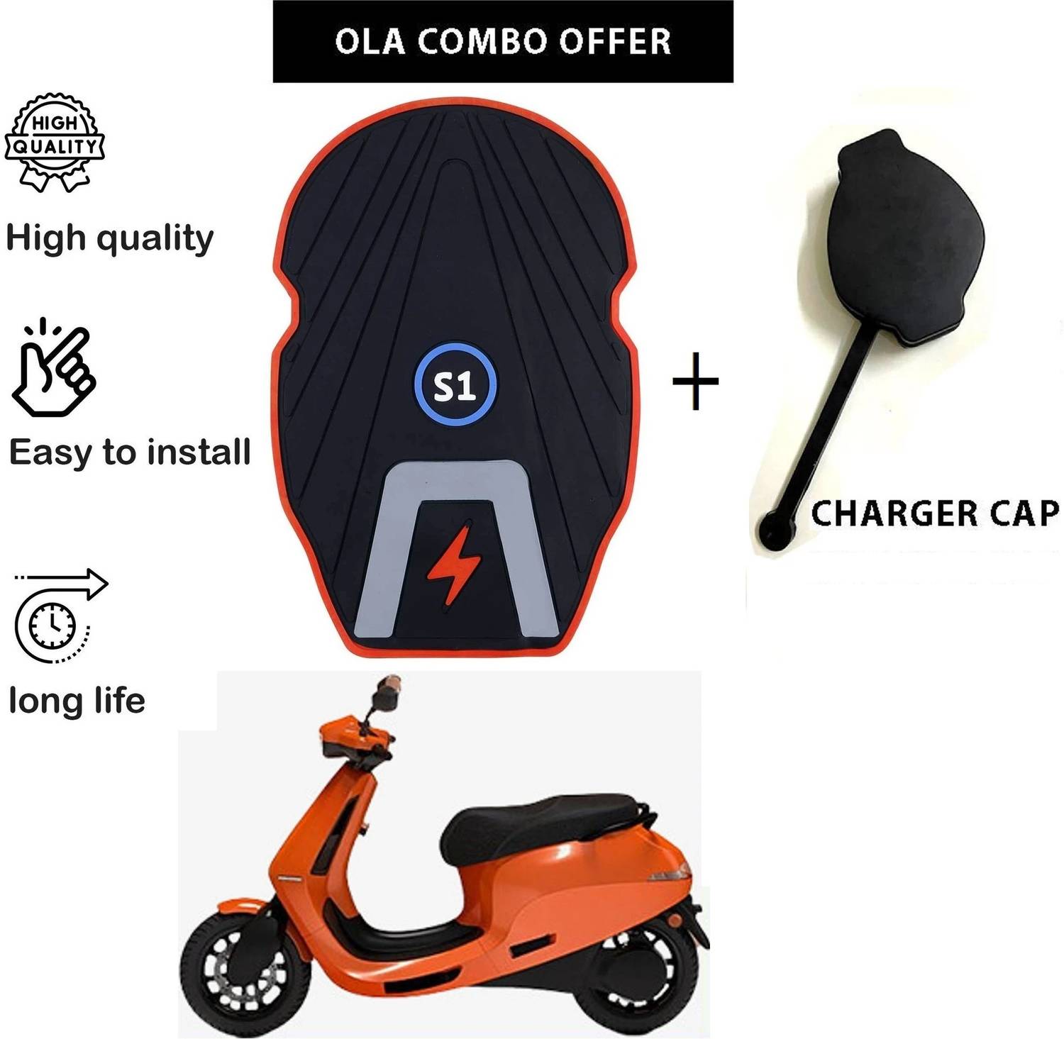 AIRSKY DIGIY MAT + Charger CAN Ola Two Wheeler Mat