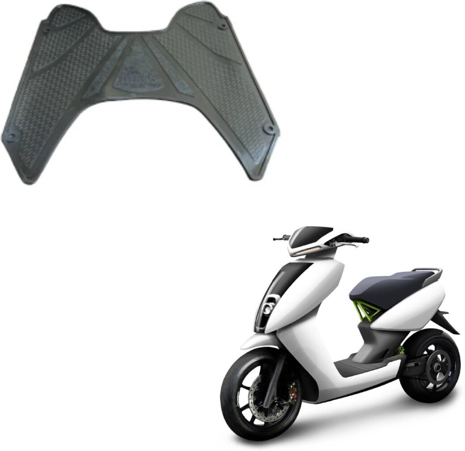 SEGGO Anti Skid Scooty Two Wheeler Floor/Foot Mat for Ather 450 T...mo