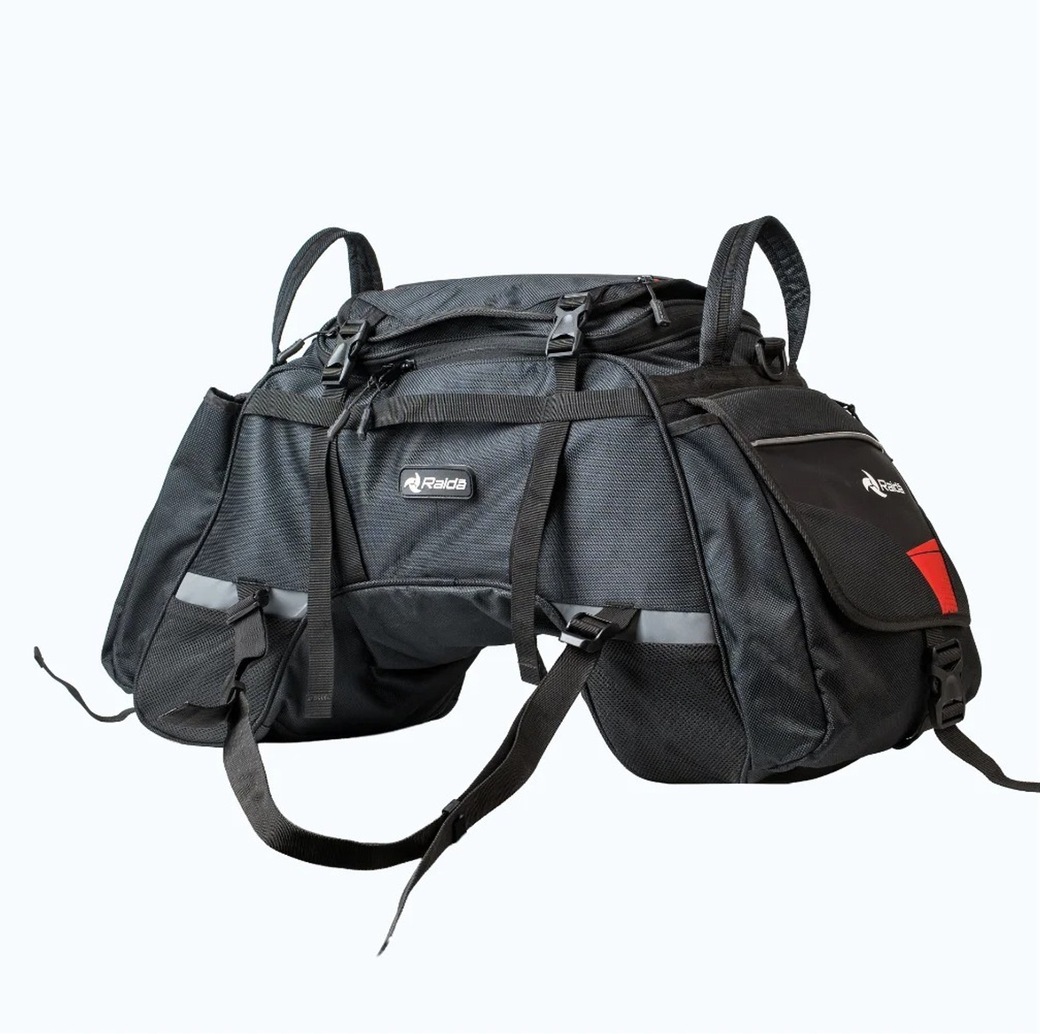 Image of Raida Compass C45 Tail Bag Luggage Box Black Polyester Motorbike Saddlebag