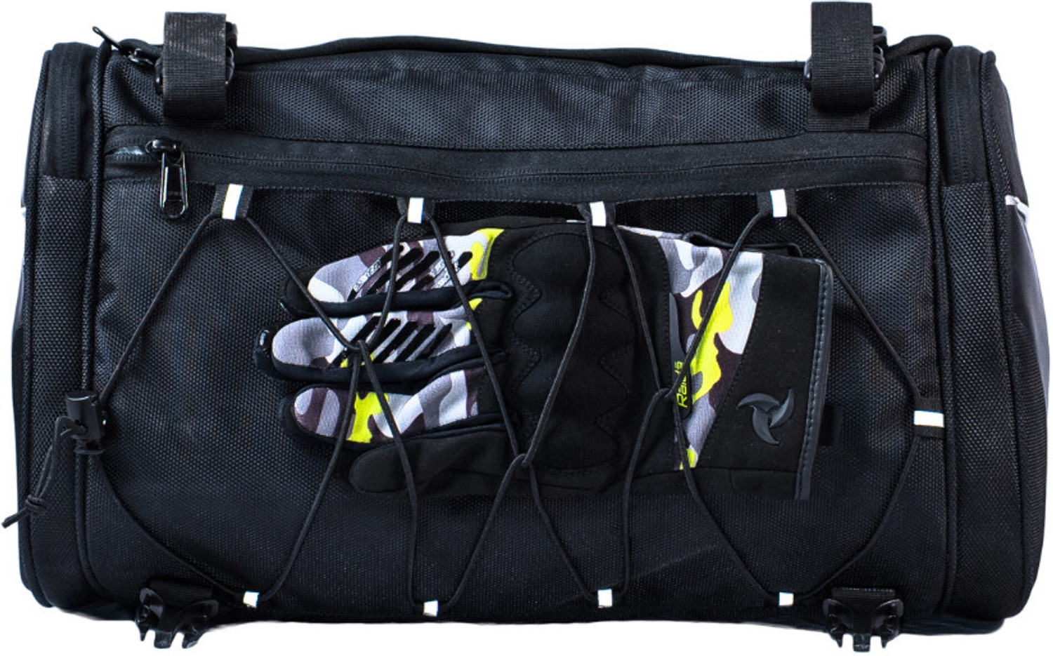 Image of Raida Raida Motorcycle Compass T35 Tail Bag 35L | 1680D Fabric | Rain Cover Included Luggage Box Black Polyester Motorbike Saddlebag