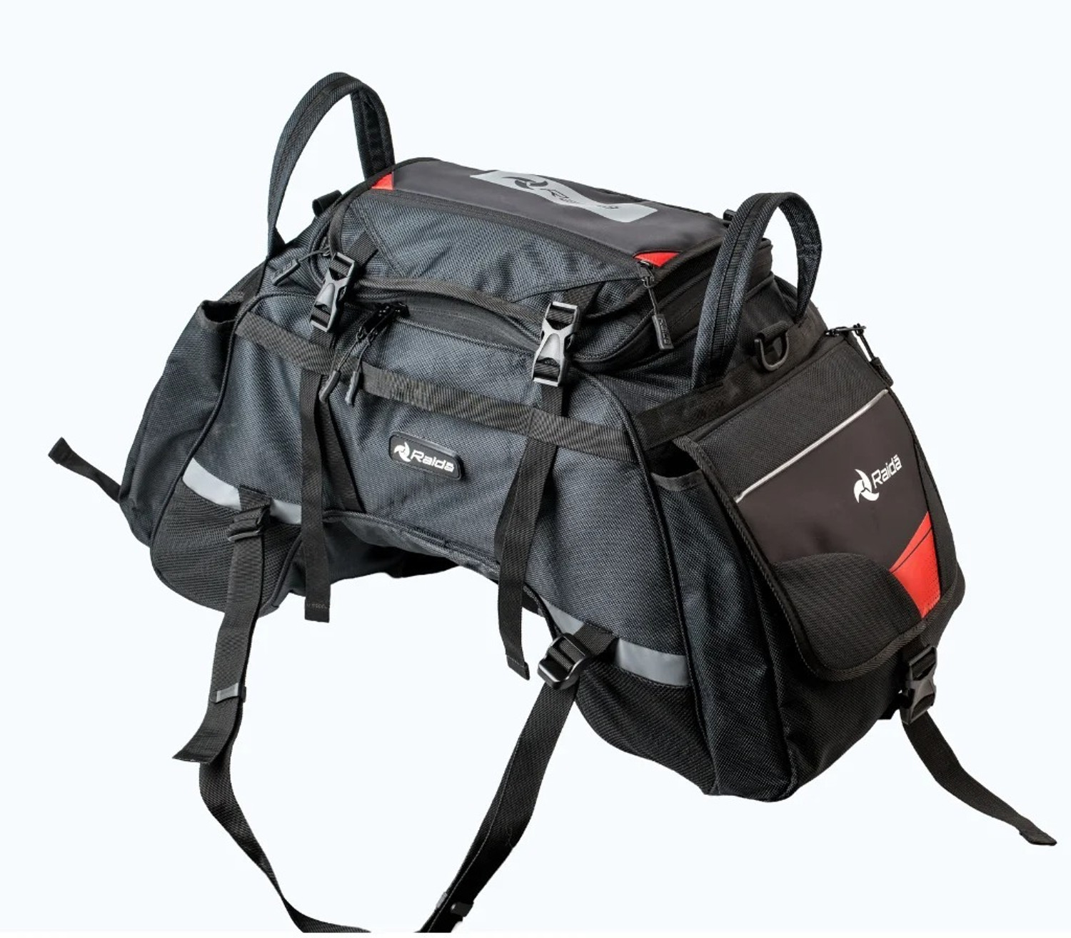 Image of Raida Compass C45 Tail Bag Luggage Box Black Polyester Motorbike Saddlebag