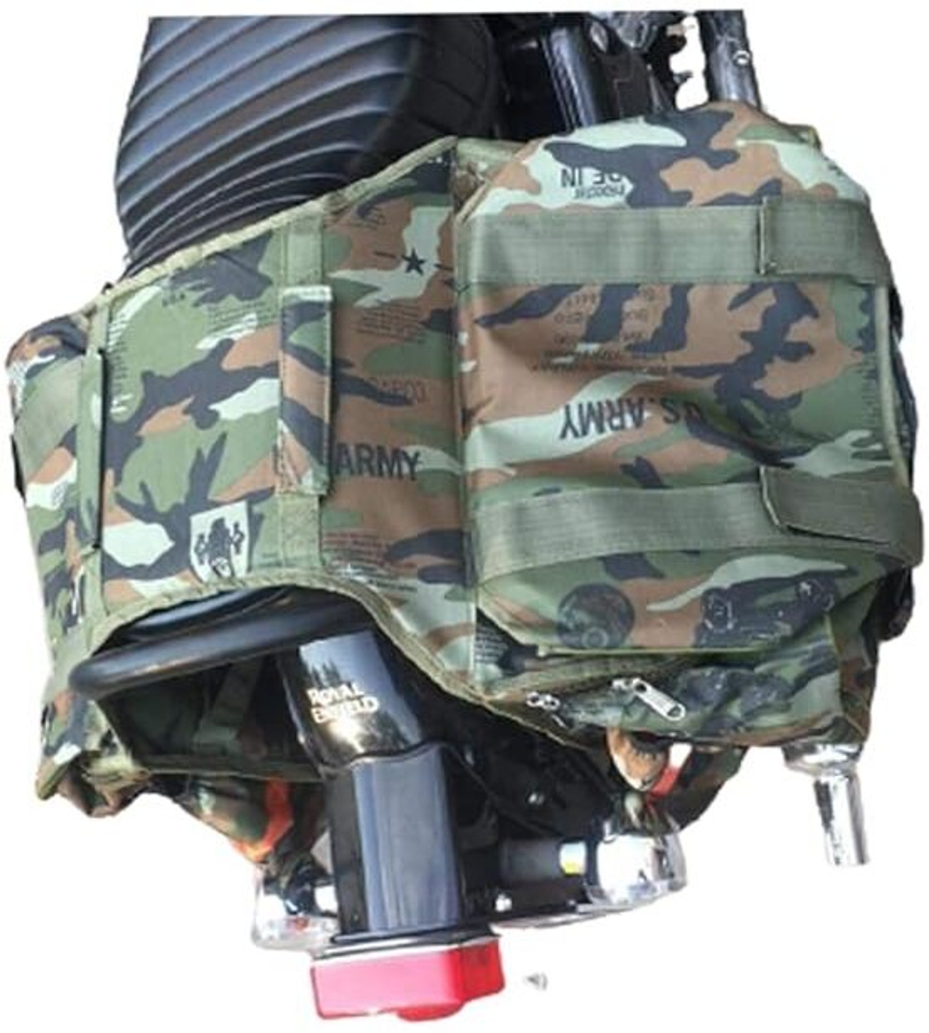 Image of Golden Fox Motorcycle Saddlebags, Motorcycle Luggage Bag, Waterproof Saddle Bags Double-side Multicolor Polyester, Leatherette Motorbike Saddlebag