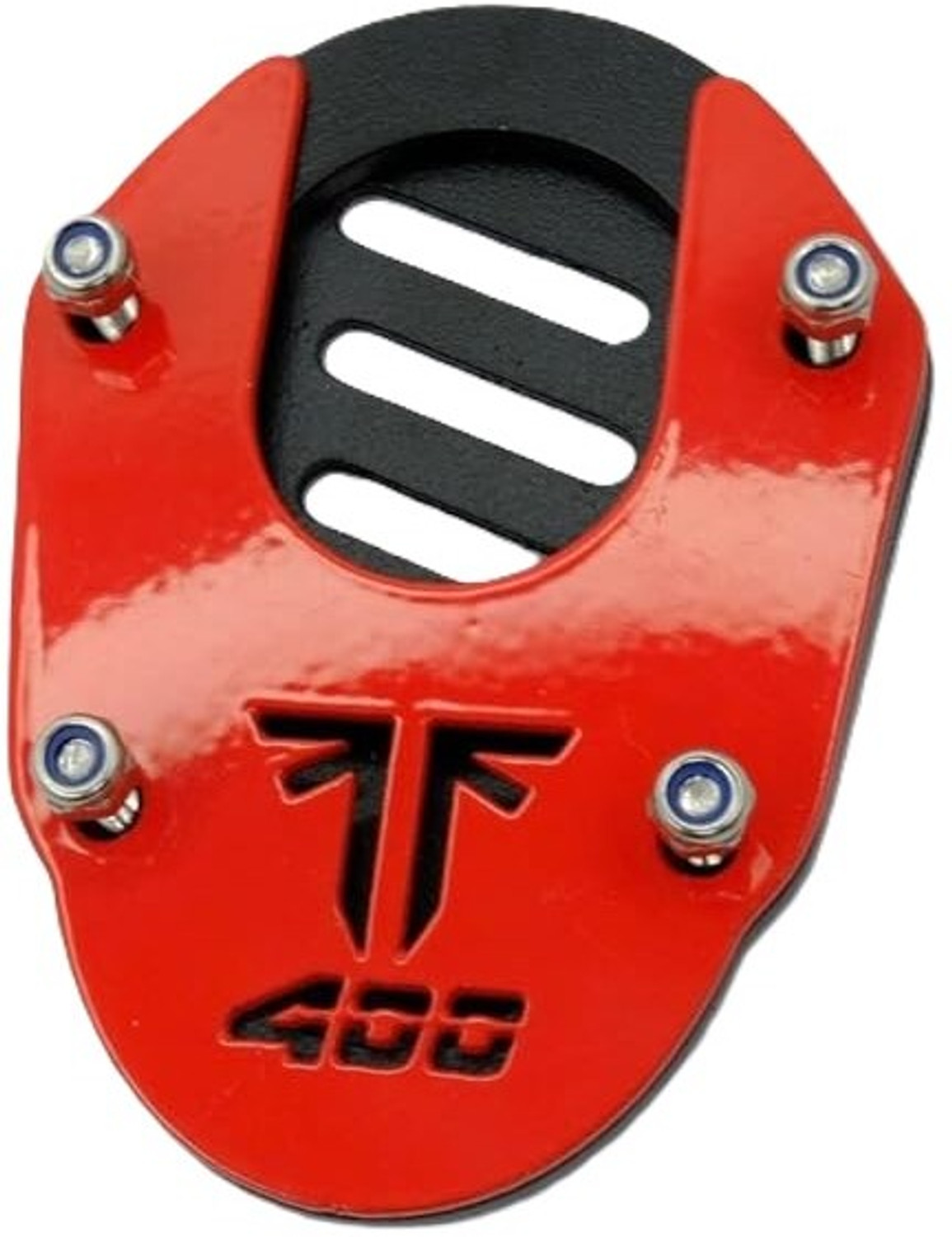 Image of SELVIKE SIDE STAND EXTENDER TRIUMPH SPEED 400 RED Two Wheeler Stand Pad