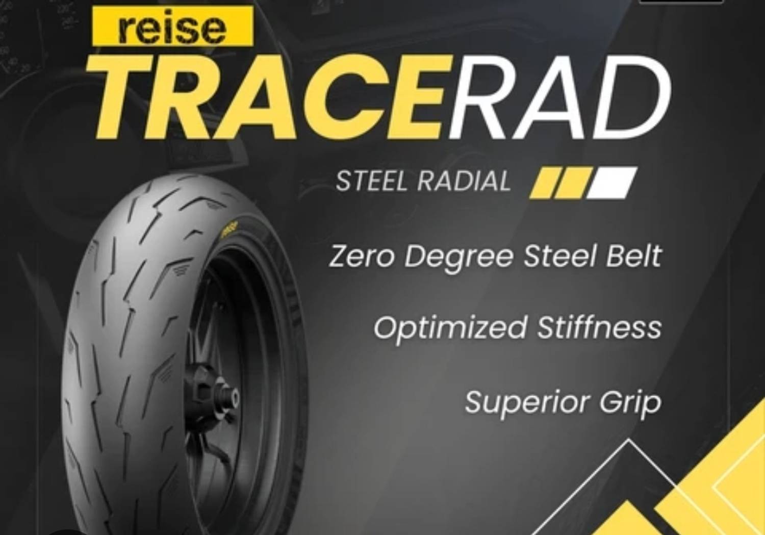 Reise Moto 110/70-R17 & 140/60-R17 Tyre Combo - Image 2