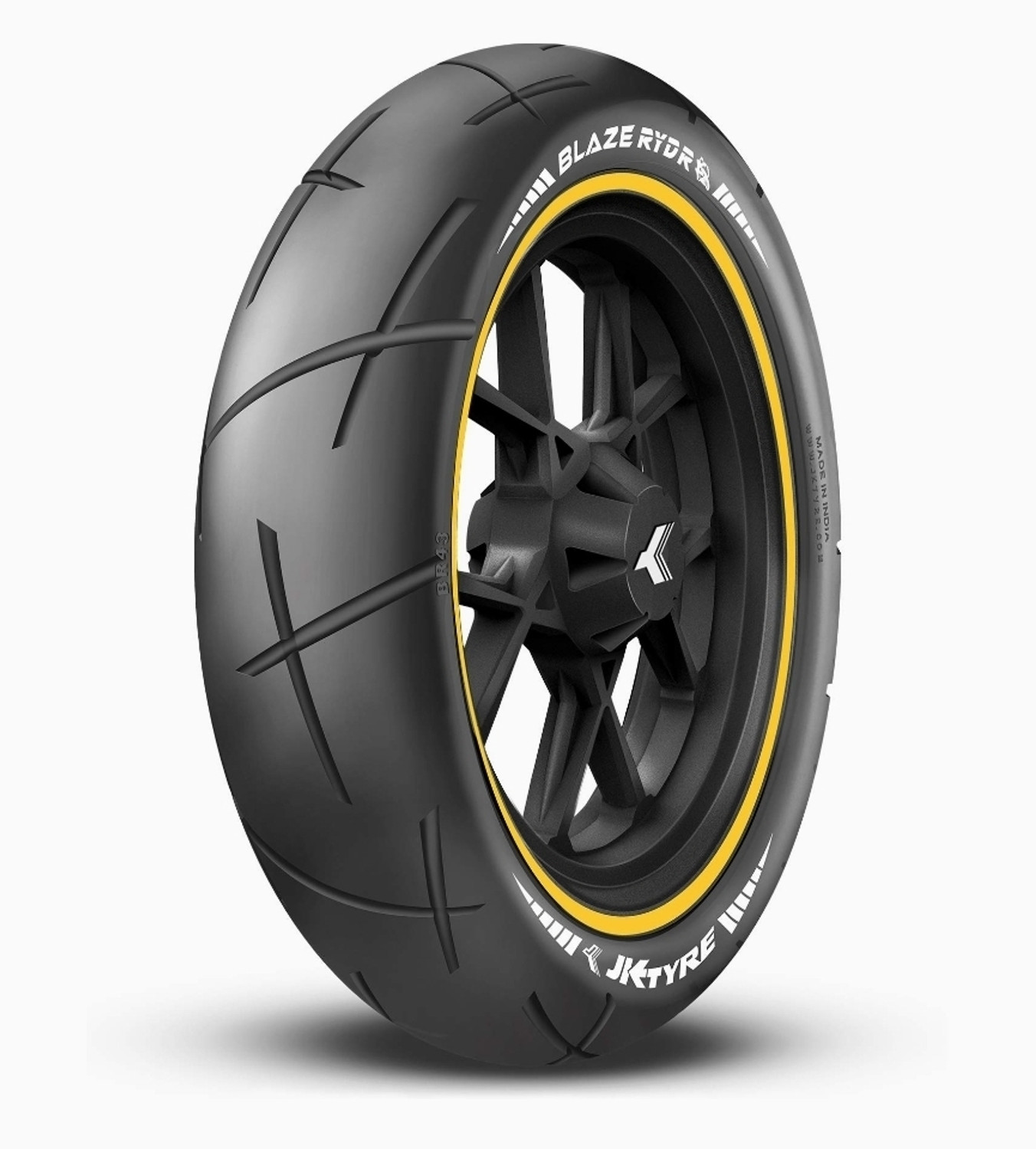 Image of JK TYRE 150 /60-R17 BLAZE BR 43 Rear Two Wheeler Tyre (Racing Slicks, Street, Offroad Knobbies, Dual Sport, Tube Less)