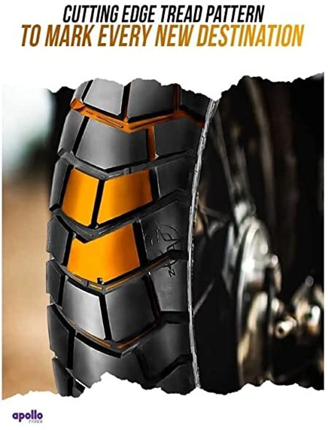 Image of Apollo Tramplr XR 140 /70R17 Rear Two Wheeler Tyre
