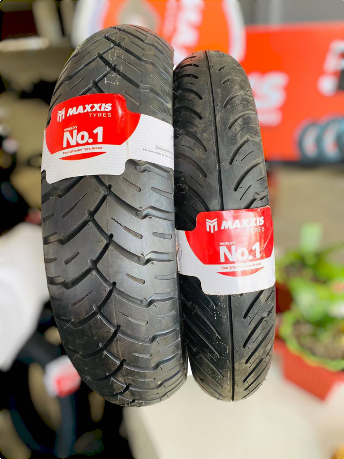 nippy17インチセット2 Maxxis M6311/M6312 (MAXXCEED) 140/70R17 & 100/80R17 (COMBO PACK 2