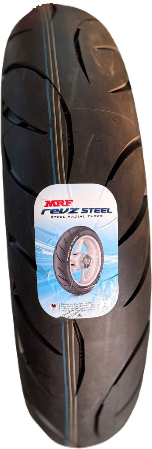 Image of MRF 140 /60 R17 63H Revz STEEL SPORT Radial ( New model ) 140 /60 R17 63H Rear Two Wheeler Tyre
