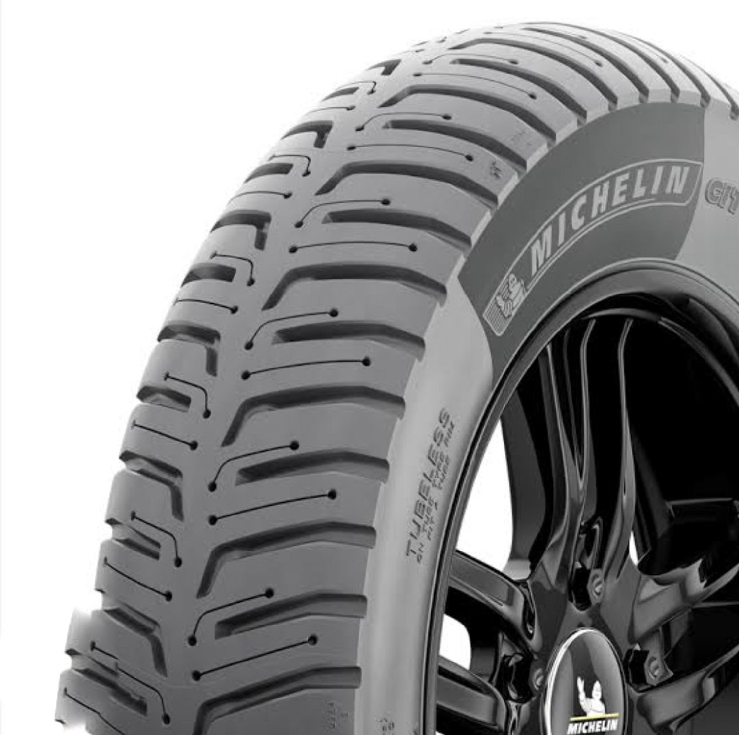 Image of MICHELIN 90 /90-12 & 90 /100-10 CITY EXTRA COMBO PACK 2 TYRES ( FRONT & REAR ) CITY EXTRA Front & Rear Two Wheeler Tyre