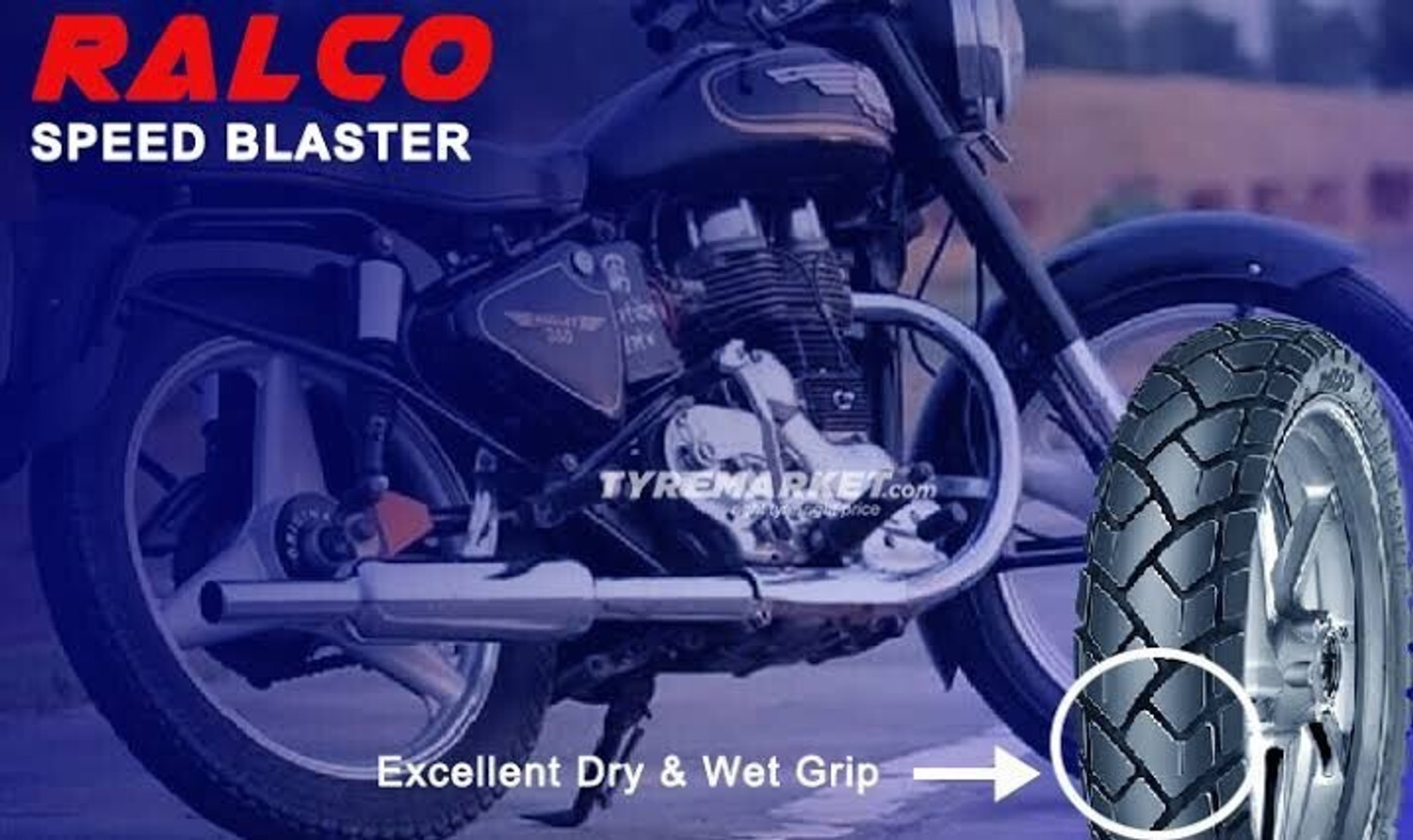 Image of Ralco 110 /90-19 110 /90-19 Rear Two Wheeler Tyre