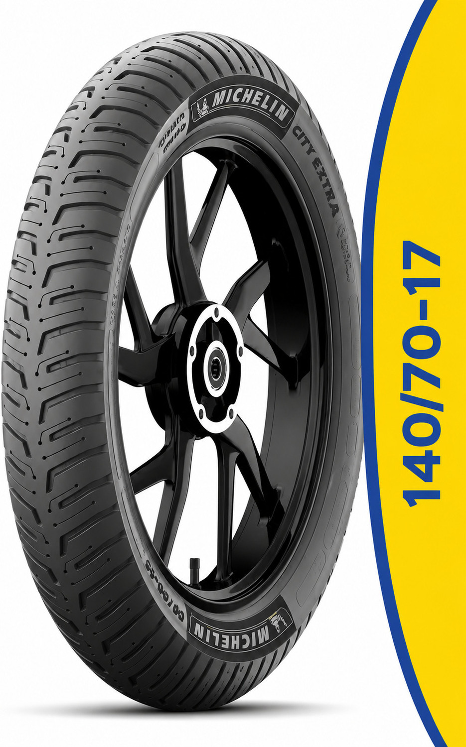 Image of MICHELIN City Extra 140 /70-17 Rear Two Wheeler Tyre