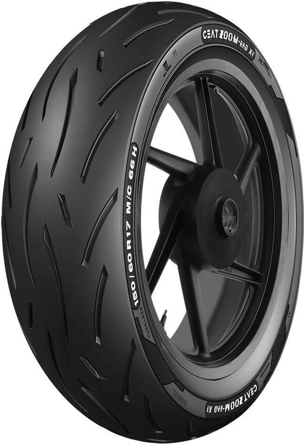 Image of CEAT ZOOM RAD X1 150 /60 R17 66H 150 /60 R17 Rear Two Wheeler Tyre