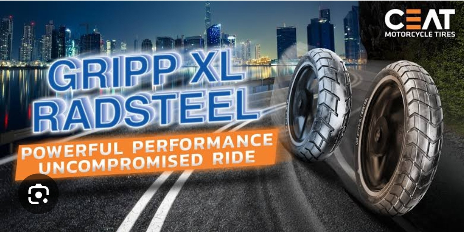 Image of CEAT 160 /60-R17 GRIPP XL RAD 160 /60-R17 ( UPSIZE FOR 150 /60-R17 ) GRIPP XL RAD Rear Two Wheeler Tyre