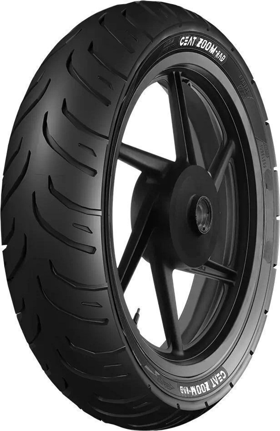 Image of CEAT 130 /70-17 ZOOM RAD 62P TUBELESS TYRE | REAR 130 /70-17 Rear Two Wheeler Tyre