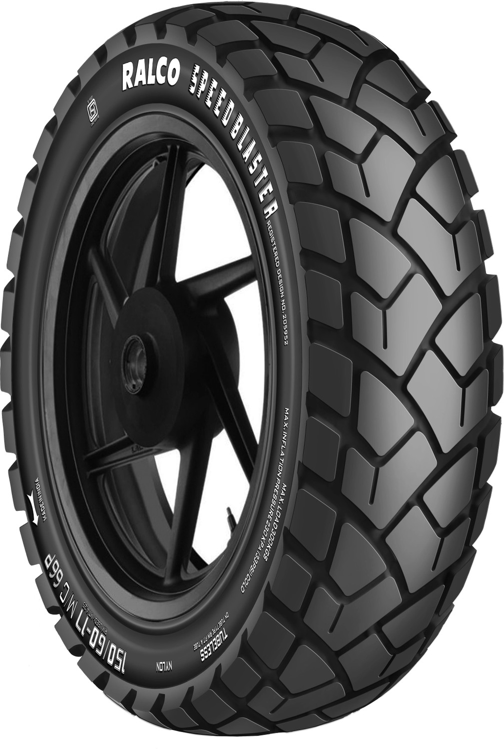 Image of Ralco SPEED BLASTER 140 /70-17 Rear Two Wheeler Tyre