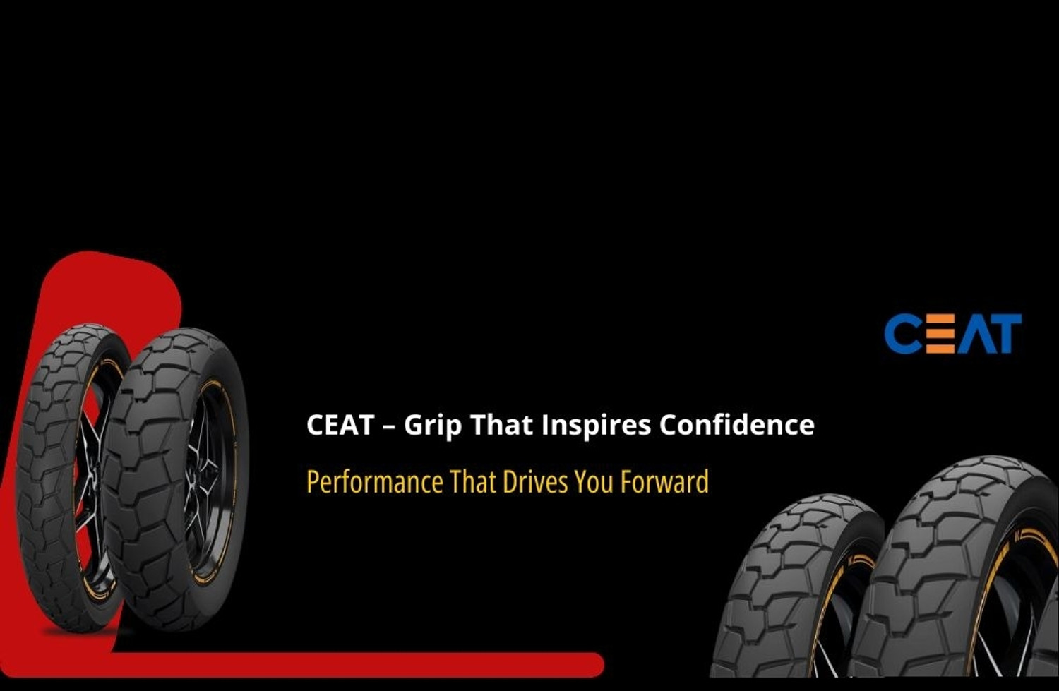 Image of CEAT 90 /90-R21 & 140 /80-R17 HIMALAYAN 450 COMBO PACK 2 TYRES ( FRONT & REAR ) GRIPP RAD STEEL Front & Rear Two Wheeler Tyre
