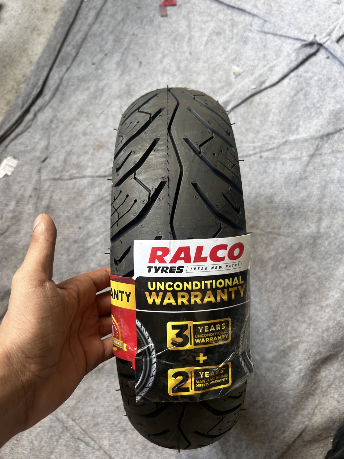 Image of RALSON Maverick 110 /70-12 Rear Two Wheeler Tyre
