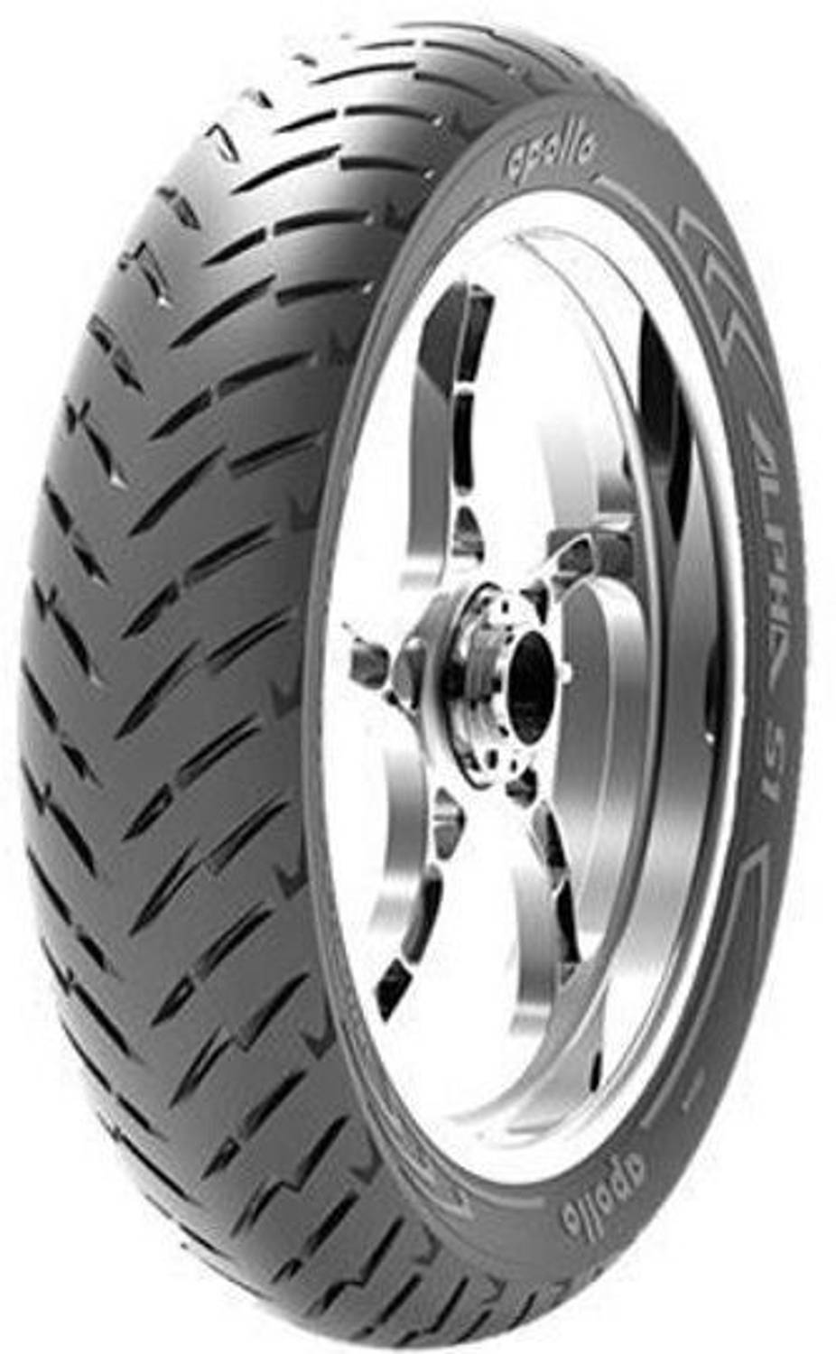 Apollo 110/80 R17 57H Alpha S1 TL-D 110/80 R17 Rear Two Wheeler Tyre