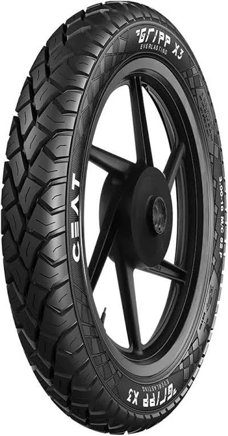 Image of CEAT 80 /100-18 grip x5 80 /100 18 Rear Two Wheeler Tyre
